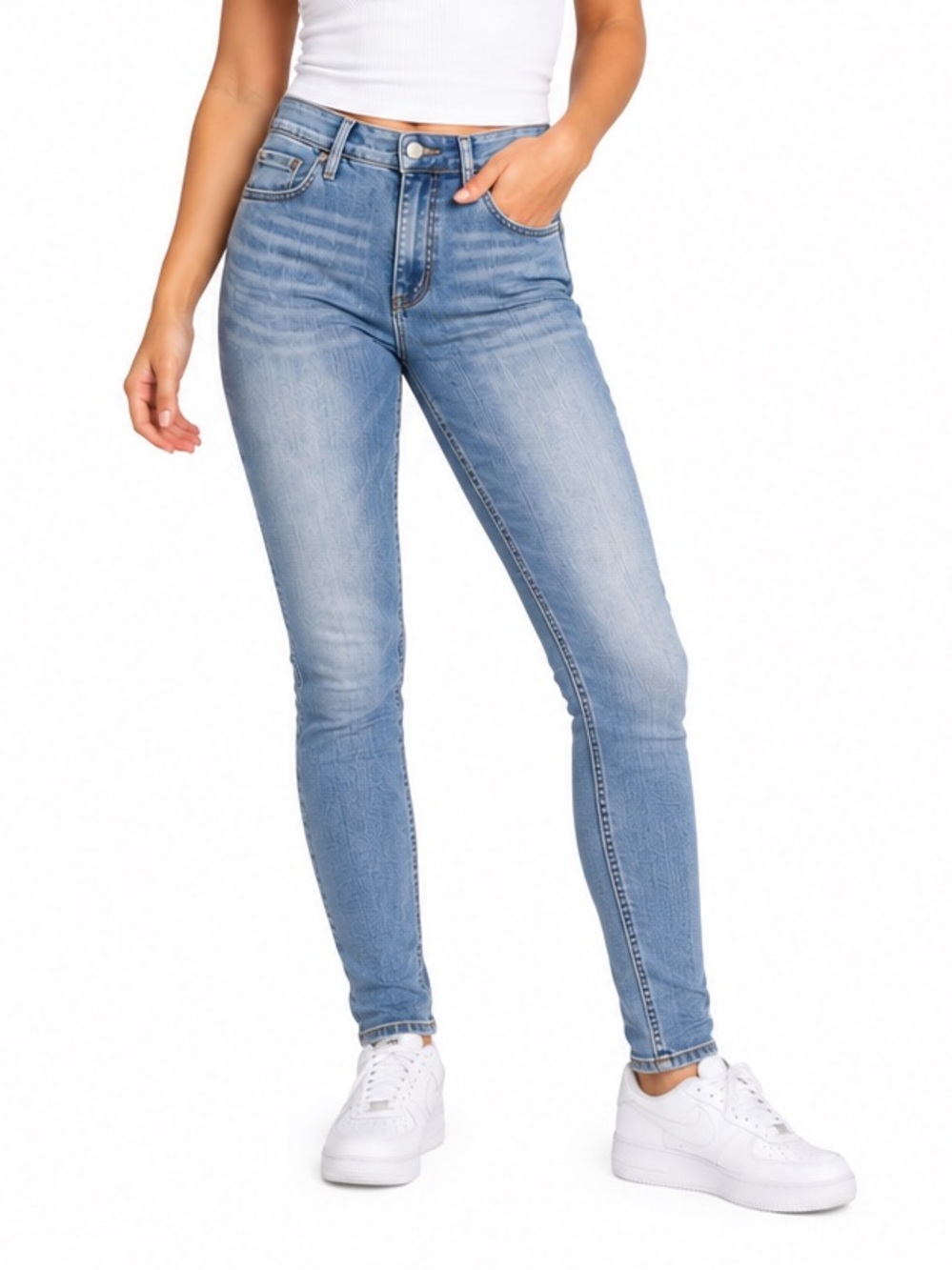 KUT From The Kloth Skinny Jeans Women’s Size 6 Medium Wash Stretch Denim